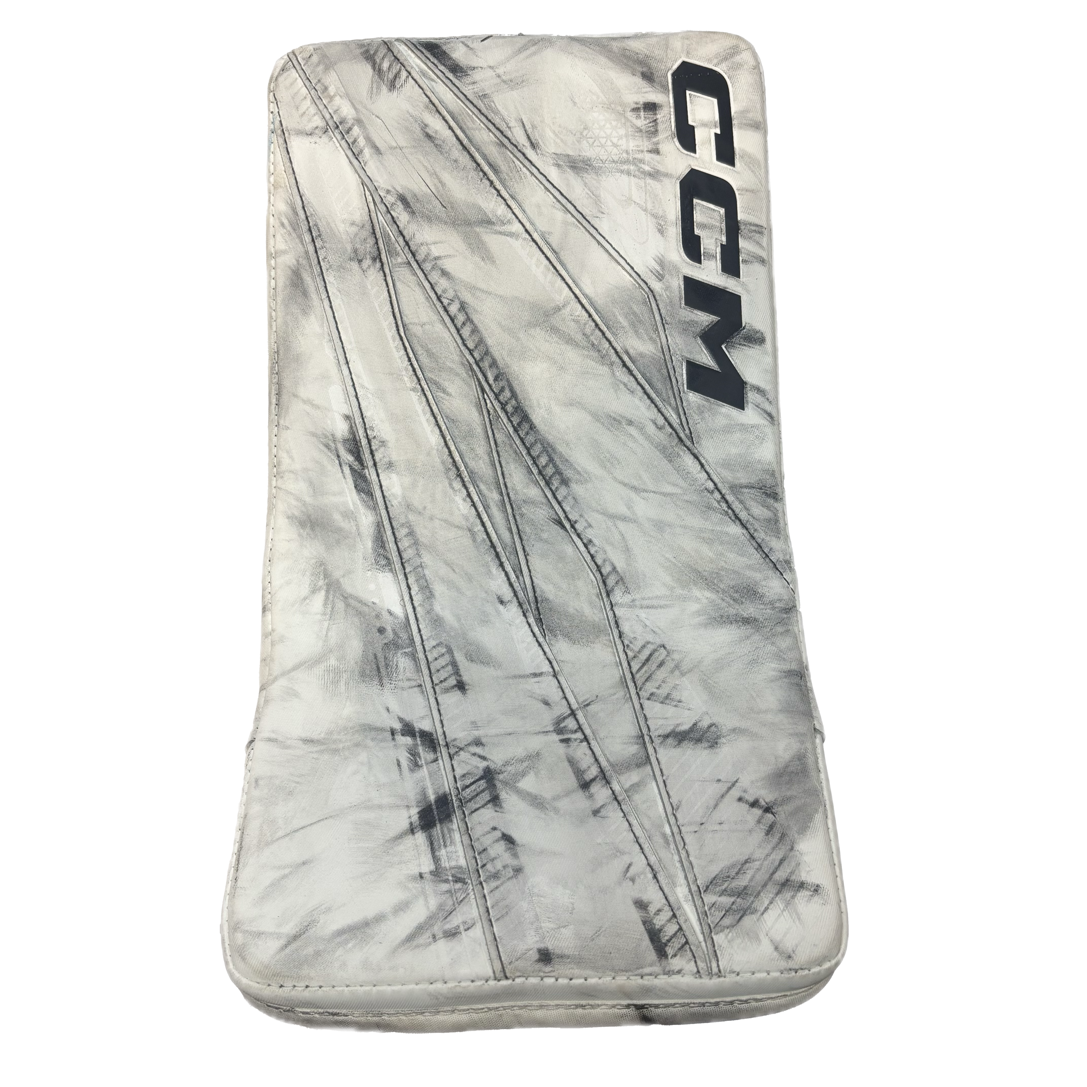CCM Axis XF Pro - Used Pro Stock Goalie Blocker (White)